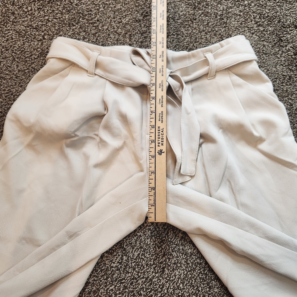Anthropologie Mauve High Rise Tie Waist Culottes Size 2 - Picture 7 of 8